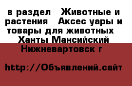  в раздел : Животные и растения » Аксесcуары и товары для животных . Ханты-Мансийский,Нижневартовск г.